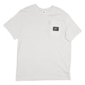 NIKE Mens White L Cotton Blend T-Shirt Short Sleeve Crew Neck Pocket Sports