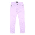 REFRIGIWEAR Womens Jeans Lilac Slim Skinny Cotton Blend W26 L27 Stylish Zip
