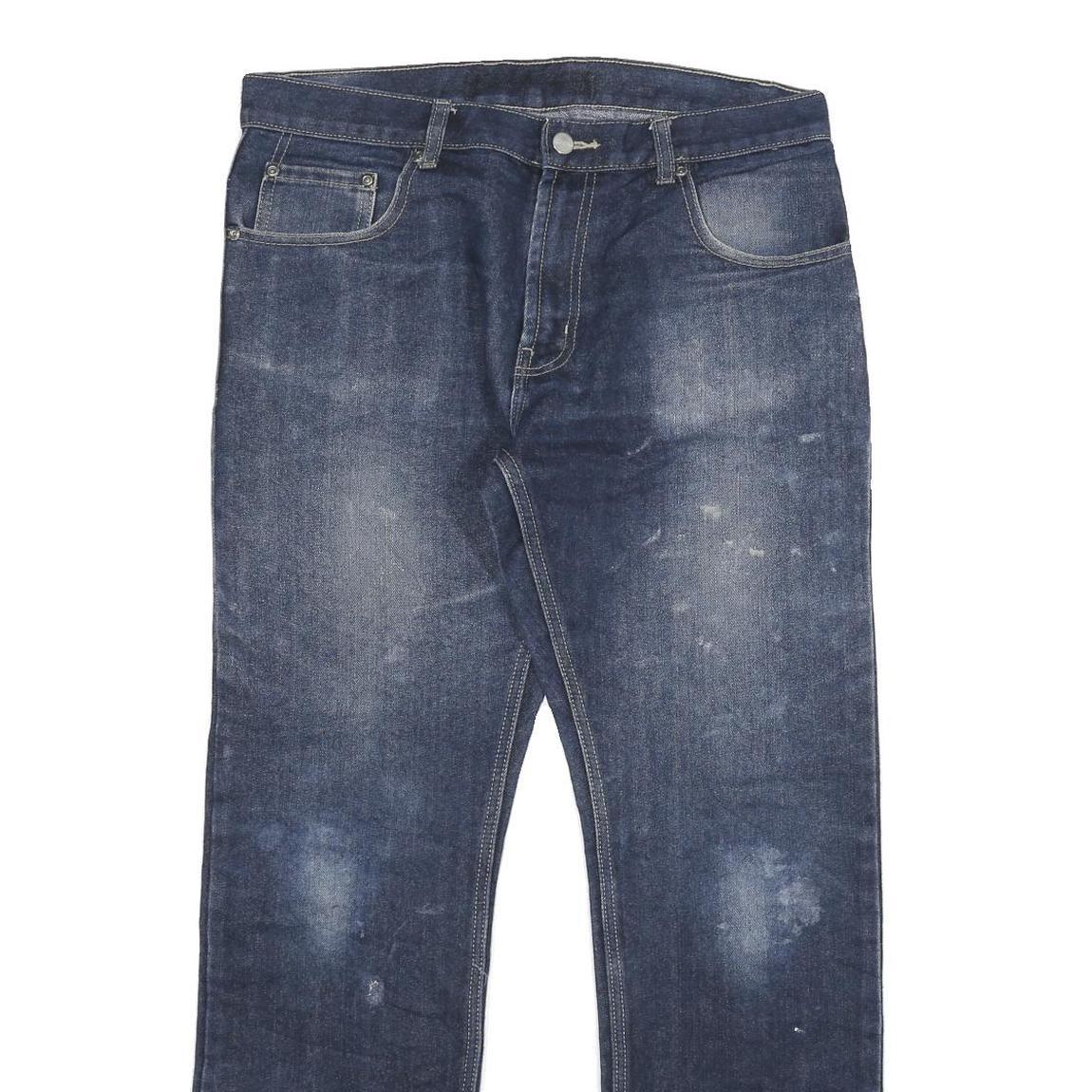 CARHARTT Mens Jeans Blue Regular Straight Denim Medium W34 L30 Workwear