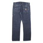 CARHARTT Mens Jeans Blue Regular Straight Denim Medium W34 L30 Workwear