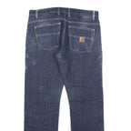 CARHARTT Mens Jeans Blue Regular Straight Denim Medium W34 L30 Workwear