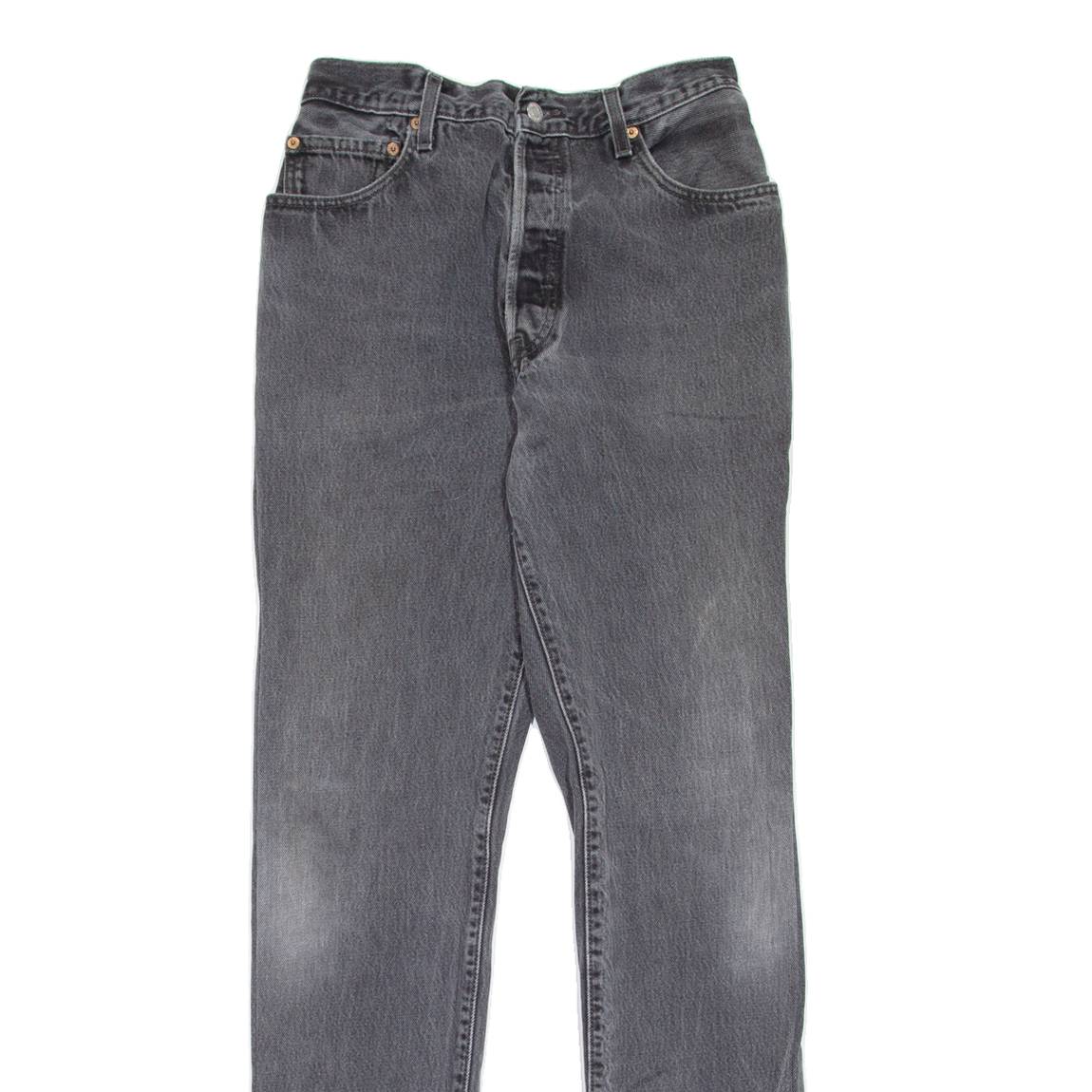 LEVI'S Altered Mens Jeans Grey Slim Straight 90s Stone Wash W28 L34
