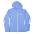 COLUMBIA Mens Blue & White Outdoor Jacket XL Polyester Lightweight Windbreaker