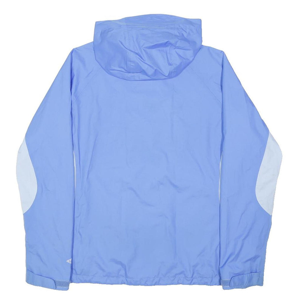 COLUMBIA Mens Blue & White Outdoor Jacket XL Polyester Lightweight Windbreaker