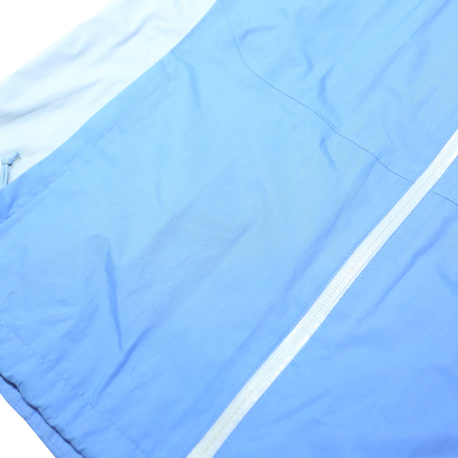 COLUMBIA Mens Blue & White Outdoor Jacket XL Polyester Lightweight Windbreaker