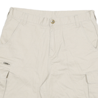 RON JON SURF SHOP Mens Shorts Beige Cotton Cargo XL W32 Casual Beachwear Summer