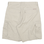RON JON SURF SHOP Mens Shorts Beige Cotton Cargo XL W32 Casual Beachwear Summer