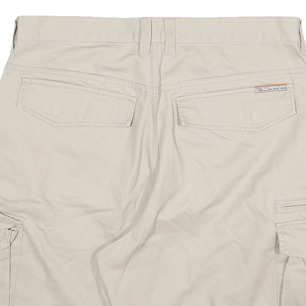 RON JON SURF SHOP Mens Shorts Beige Cotton Cargo XL W32 Casual Beachwear Summer