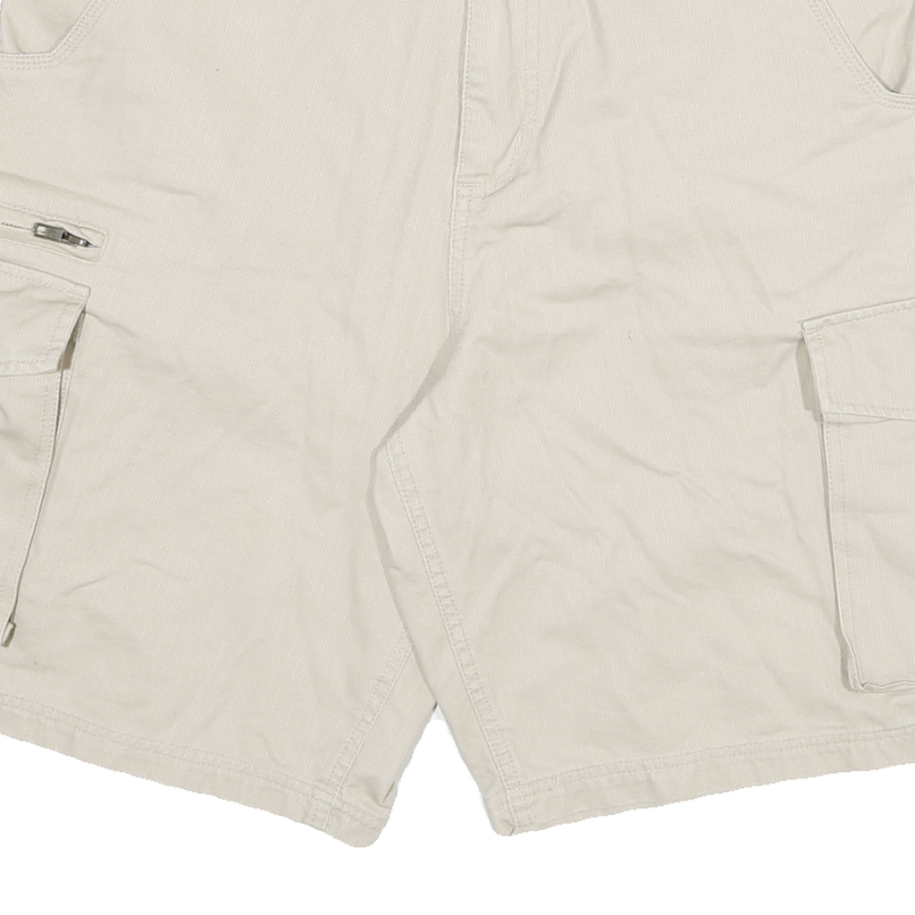 RON JON SURF SHOP Mens Shorts Beige Cotton Cargo XL W32 Casual Beachwear Summer
