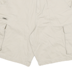RON JON SURF SHOP Mens Shorts Beige Cotton Cargo XL W32 Casual Beachwear Summer