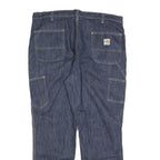 CARHARTT Mens Jeans Blue Relaxed Straight Denim Medium W40 L30 Durable Workwear