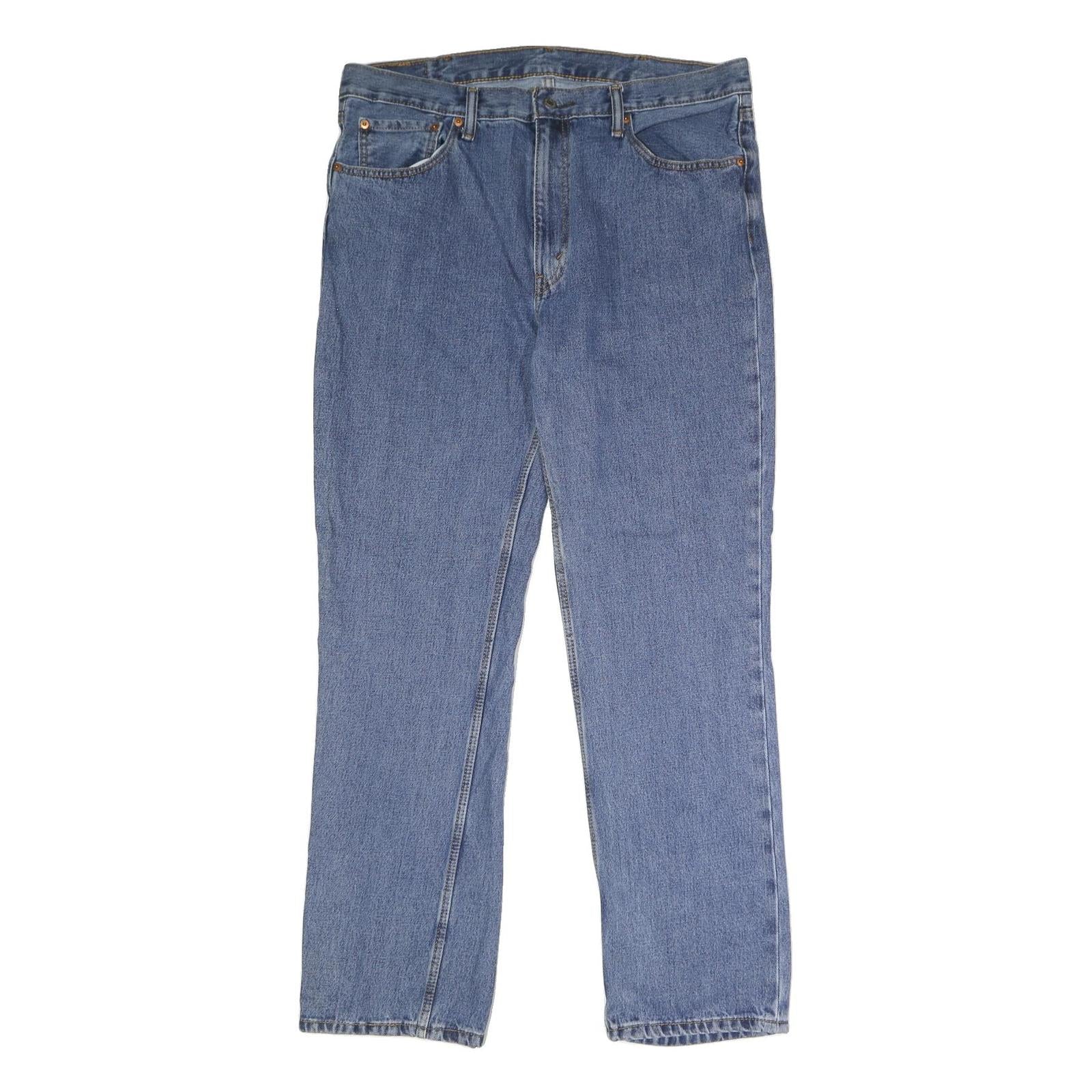 LEVI'S 516 Straight Mens Jeans Blue Classic Straight Denim Medium W38 L32