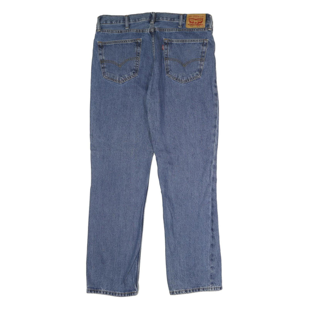 LEVI'S 516 Straight Mens Jeans Blue Classic Straight Denim Medium W38 L32
