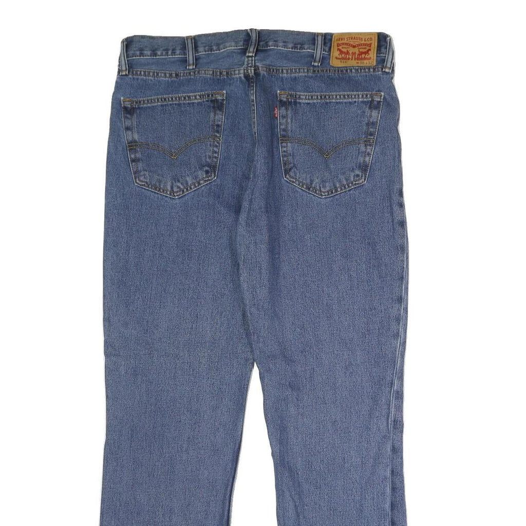 LEVI'S 516 Straight Mens Jeans Blue Classic Straight Denim Medium W38 L32
