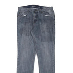 NAUTICA Womens Regular Fit Blue Denim Jeans W30 L29 Cotton Blend Zip Pockets