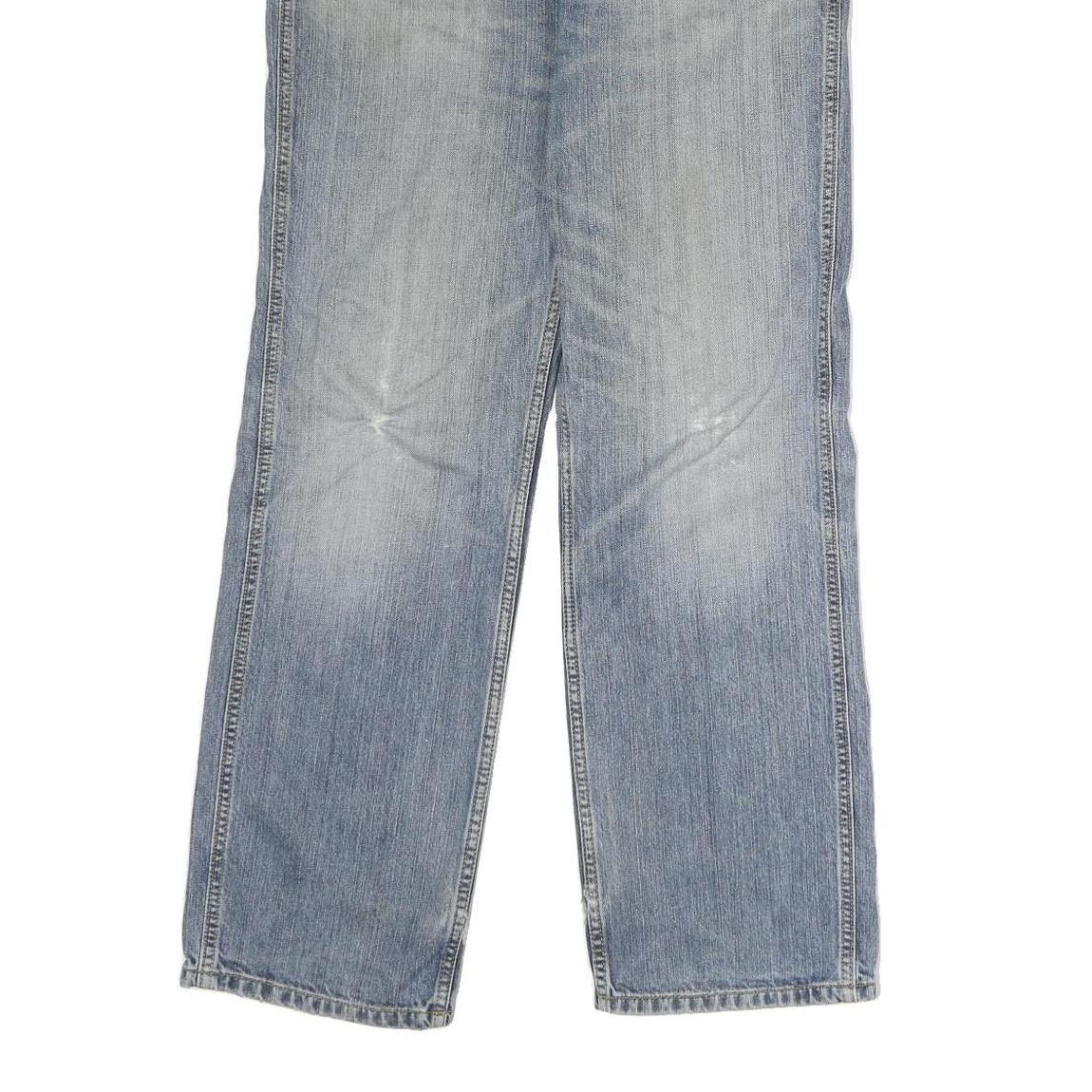 CARHARTT Mens Jeans Blue Regular Straight Denim Medium W32 L30 Distressed