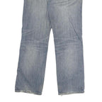 CARHARTT Mens Jeans Blue Regular Straight Denim Medium W32 L30 Distressed