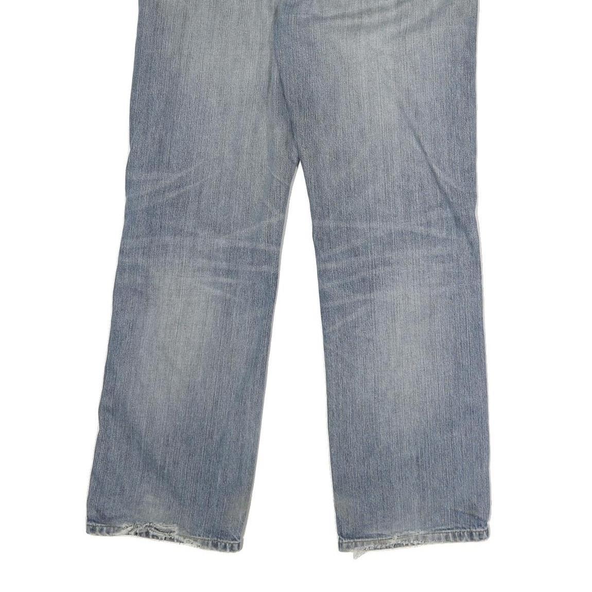 CARHARTT Mens Jeans Blue Regular Straight Denim Medium W32 L30 Distressed