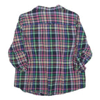 TOMMY HILFIGER Womens Blue Green Red Check Shirt Long Sleeve Collared XL Casual