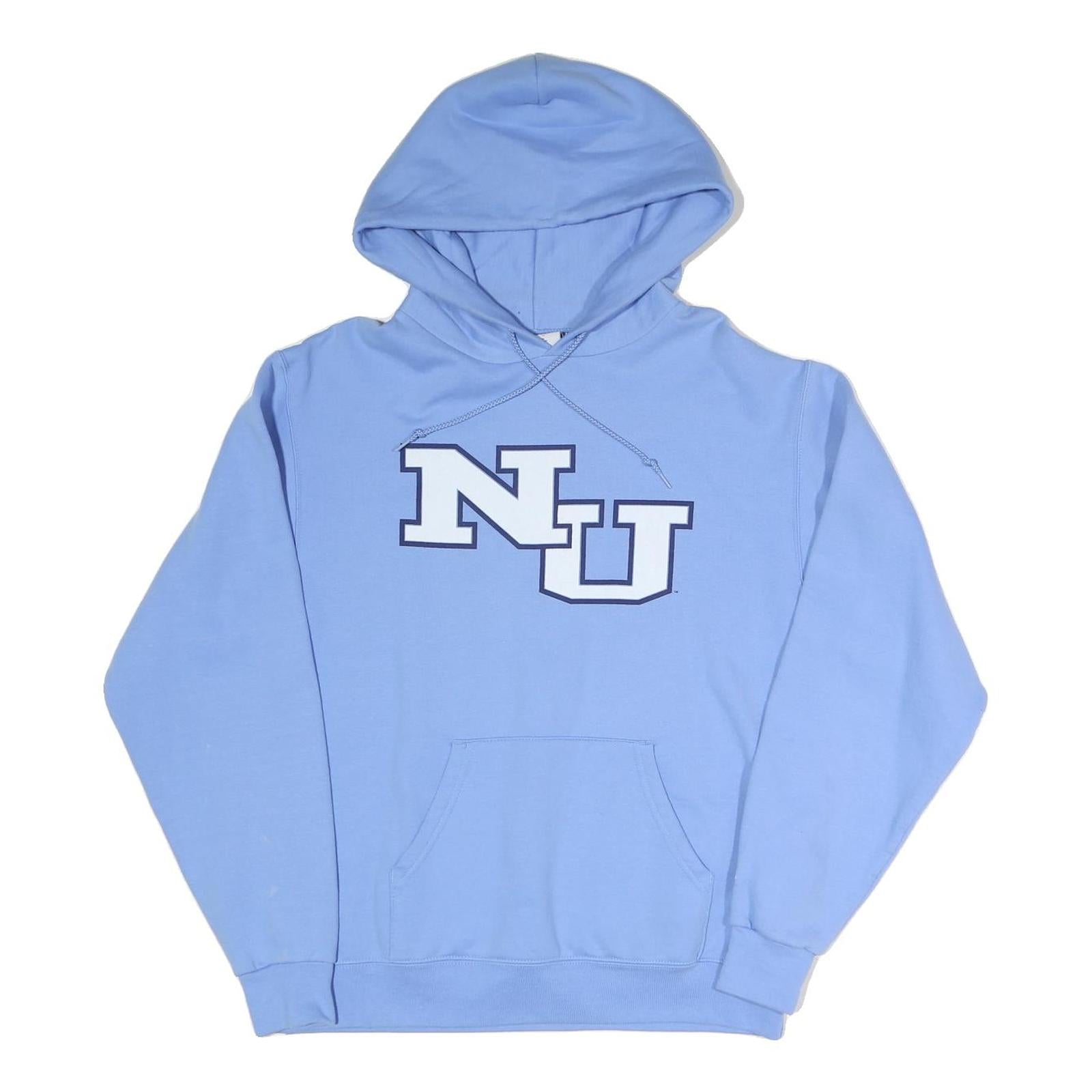 CHAMPION Womens Blue NU Pullover Hoodie M Cotton Blend Casual
