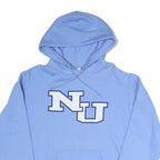 CHAMPION Womens Blue NU Pullover Hoodie M Cotton Blend Casual