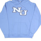 CHAMPION Womens Blue NU Pullover Hoodie M Cotton Blend Casual