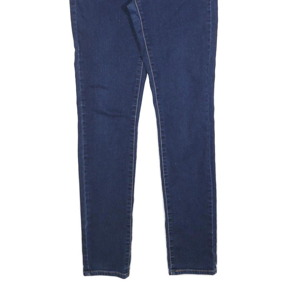 LEVI'S Womens Blue Slim Skinny Denim Jeans Cotton Blend W29 L32 Classic Zip