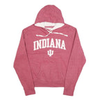 PRESS BOX Womens Red Indiana Pullover Hoodie L College Logo Sweatshirt