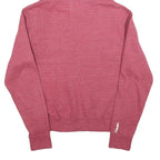 PRESS BOX Womens Red Indiana Pullover Hoodie L College Logo Sweatshirt