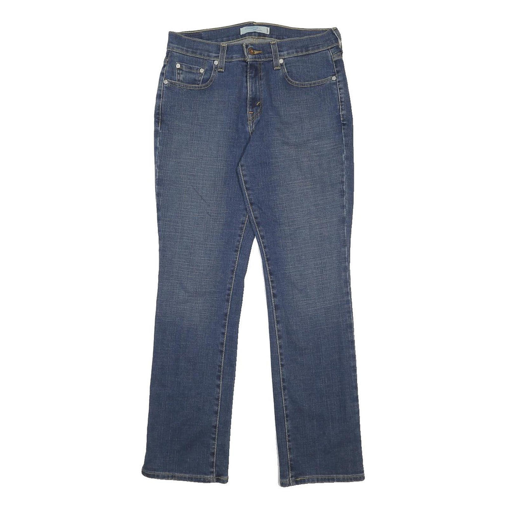 LEVI'S 505 Womens Jeans Blue Regular Straight Denim Medium W28 L29 Classic Fit