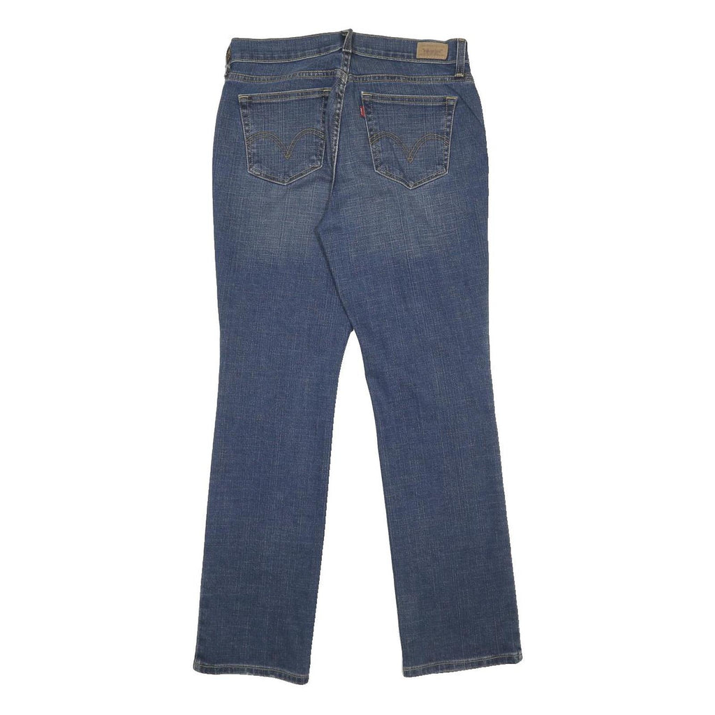 LEVI'S 505 Womens Jeans Blue Regular Straight Denim Medium W28 L29 Classic Fit