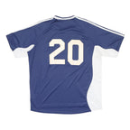 ADIDAS Mens Blue & White Breakers Graphic T-Shirt XL Short Sleeve Crew Neck