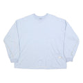 NIKE Womens Light Blue Sweatshirt Crew Neck M Cotton Blend Casual Pullover