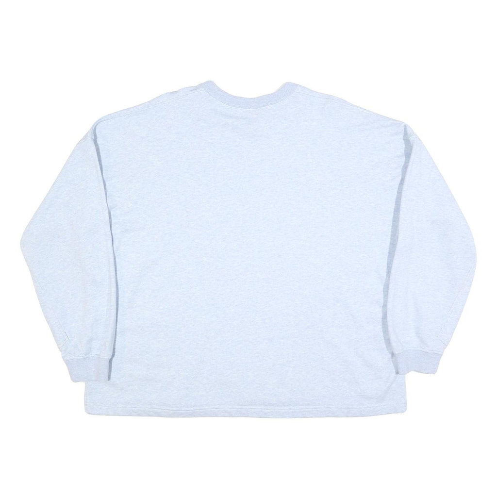 NIKE Womens Light Blue Sweatshirt Crew Neck M Cotton Blend Casual Pullover