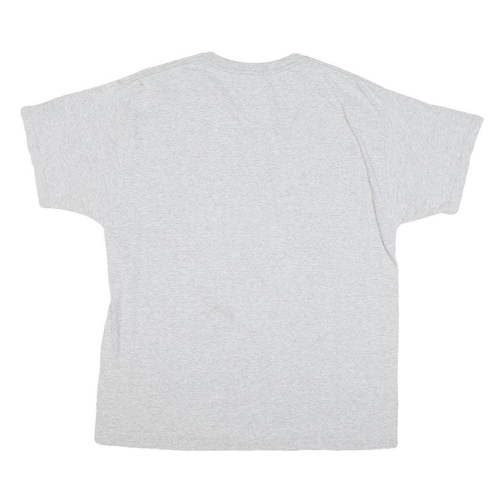 CHAMPION Mens Grey ACC Tournament Graphic T-Shirt L Short Sleeve Crew Neck