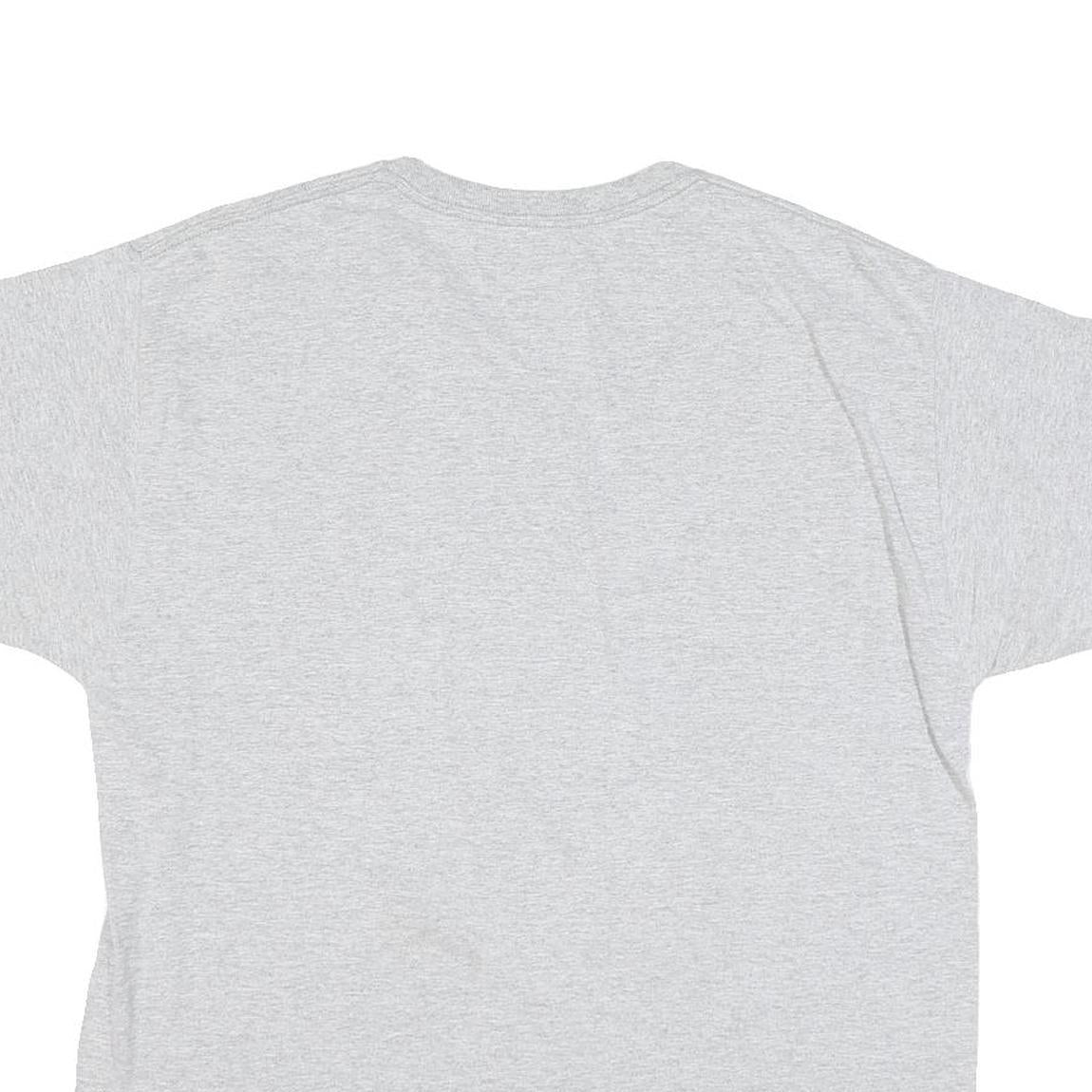 CHAMPION Mens Grey ACC Tournament Graphic T-Shirt L Short Sleeve Crew Neck