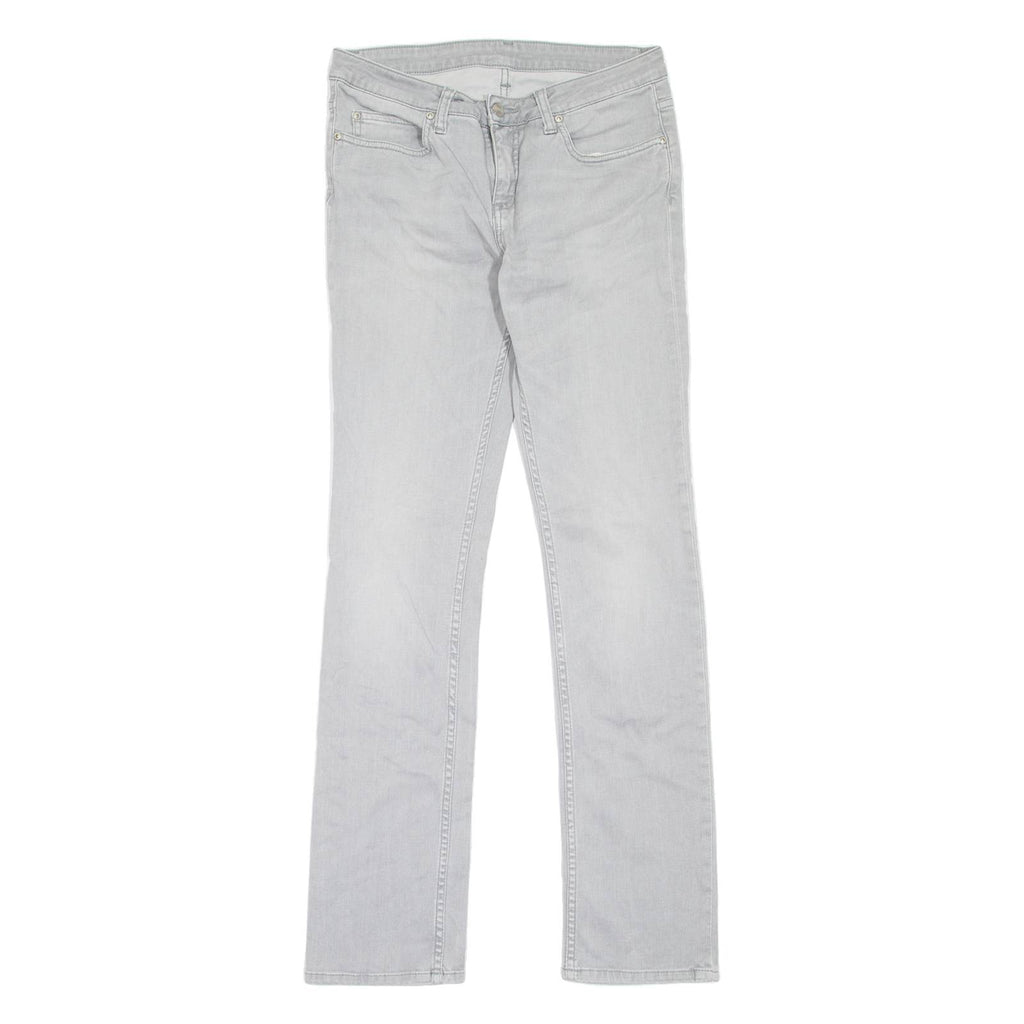 CARHARTT Texas Pant Womens Jeans Grey Regular Straight Stone Wash W28 L32