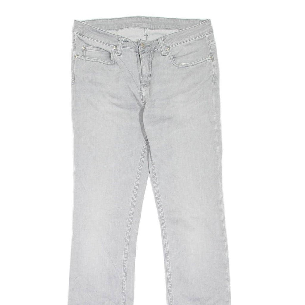 CARHARTT Texas Pant Womens Jeans Grey Regular Straight Stone Wash W28 L32