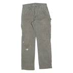CARHARTT Mens Cotton Blend Relaxed Straight Trousers W32 L32 Workwear Durable