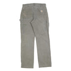 CARHARTT Mens Cotton Blend Relaxed Straight Trousers W32 L32 Workwear Durable