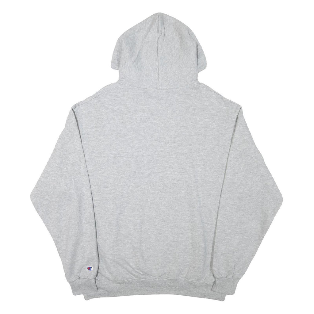 CHAMPION Mens Grey Kentwood Football Pullover Hoodie XL Cotton Blend