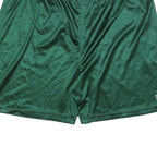 RUSSELL ATHLETIC Mens Sports Shorts Green XL W36 Polyester Blend Mesh Relaxed