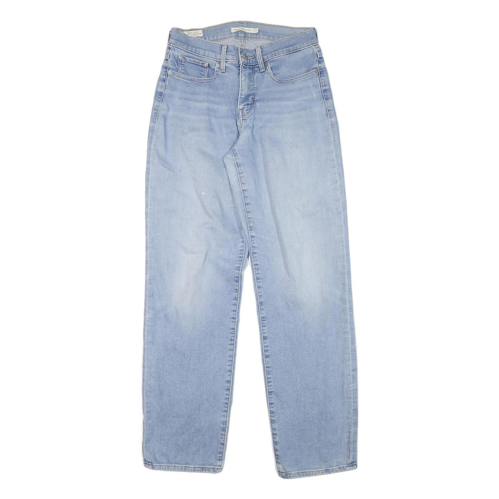 LEVI'S 314 Womens Jeans Blue Regular Straight Denim Light W26 L30 Classic Fit