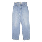 LEVI'S 314 Womens Jeans Blue Regular Straight Denim Light W26 L30 Classic Fit