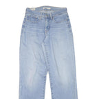 LEVI'S 314 Womens Jeans Blue Regular Straight Denim Light W26 L30 Classic Fit
