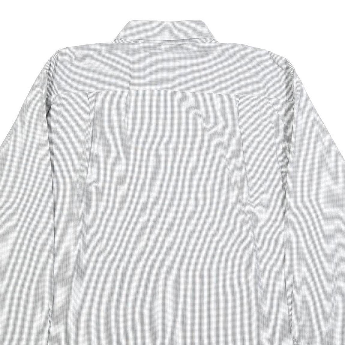 CALVIN KLEIN Mens Blue Shirt XL Cotton Classic Fit Button Shirt Work Business