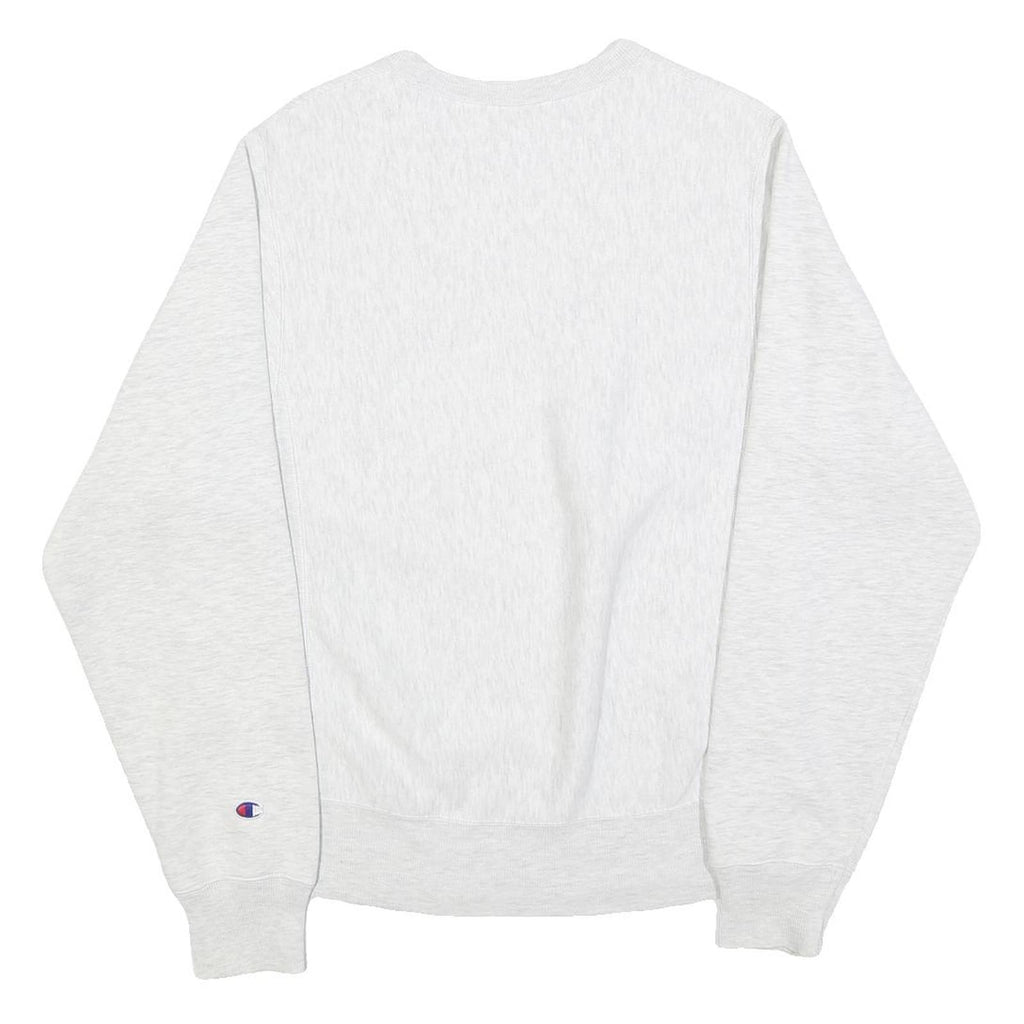 CHAMPION REVERSE WEAVE Mens White Crew Neck XS Cotton Blend Sweatshirt