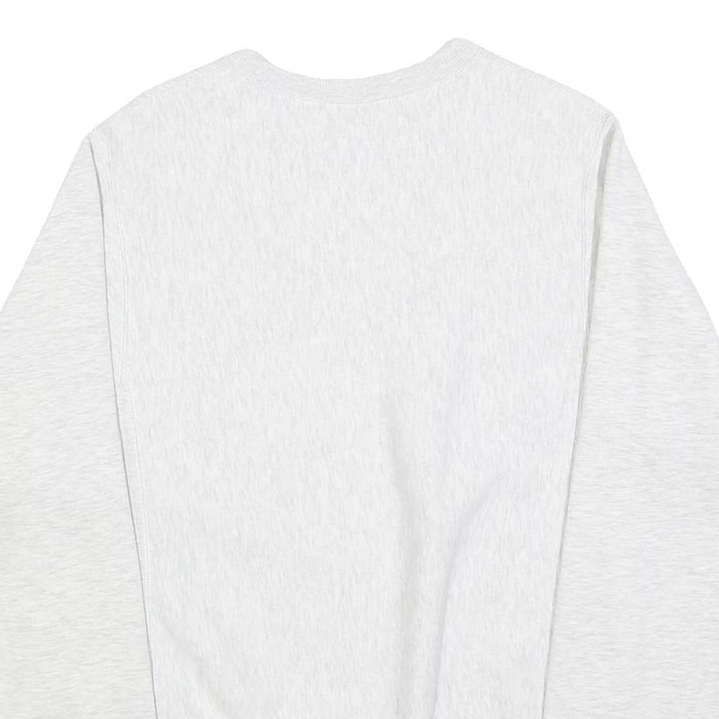CHAMPION REVERSE WEAVE Mens White Crew Neck XS Cotton Blend Sweatshirt