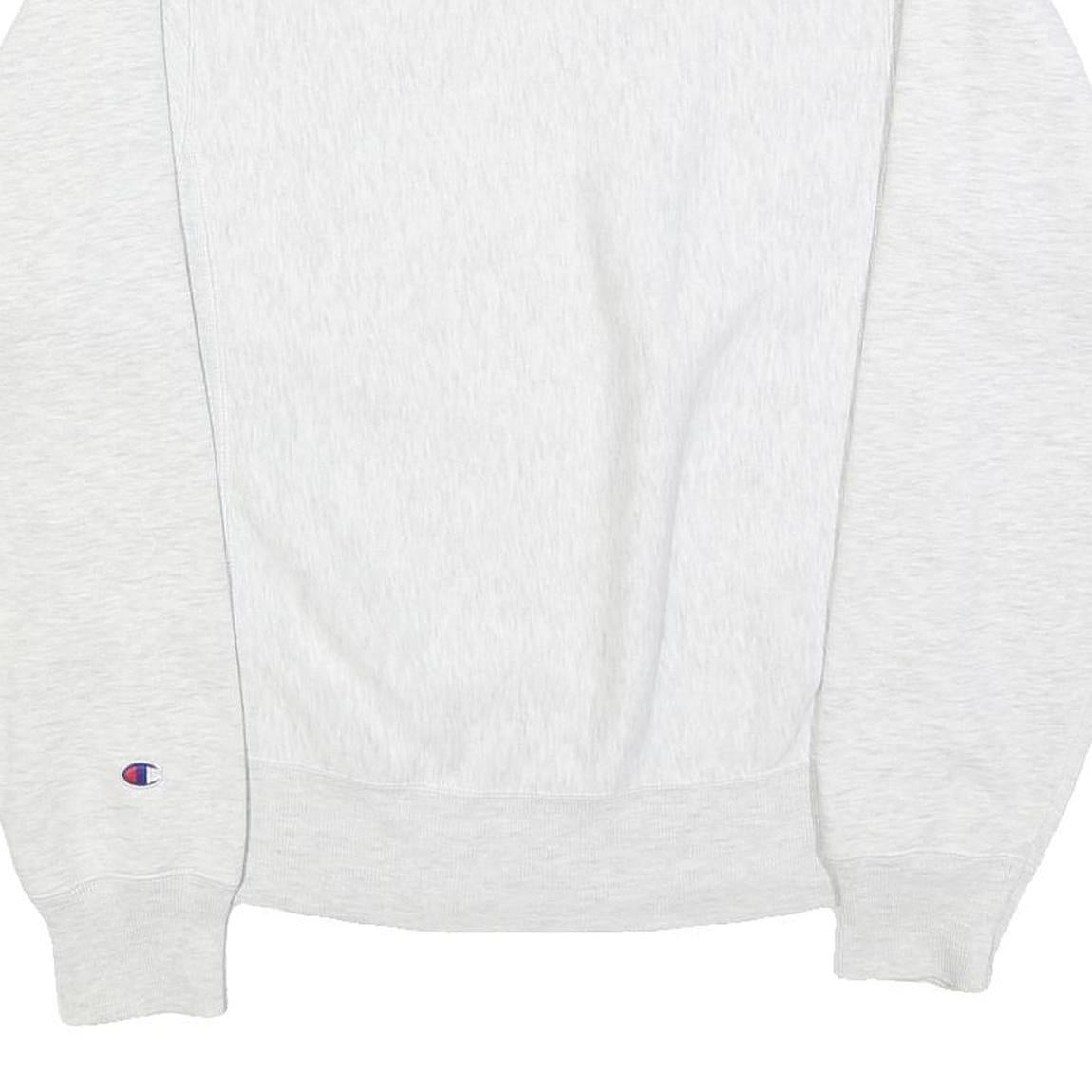 CHAMPION REVERSE WEAVE Mens White Crew Neck XS Cotton Blend Sweatshirt
