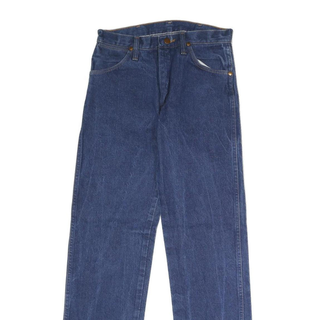 WRANGLER Mens Slim Blue Denim Classic Jeans W29 L31 Straight Cotton Zip
